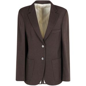 Alysi, Dames, Jassen, Bruin, Maat: M Flanel,