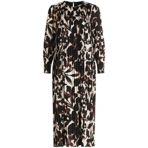 Betty Barclay - Jurk met Lange Mouwen en Plooien - Veelkleurig - Dames