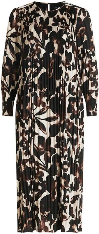 Betty Barclay - Jurk met Lange Mouwen en Plooien - Veelkleurig - Dames