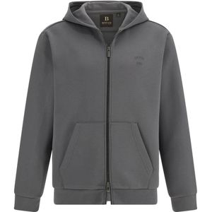 Boggi Milano, Heren, Sweatshirts & Hoodies, Zwart, Maat: S Katoen,