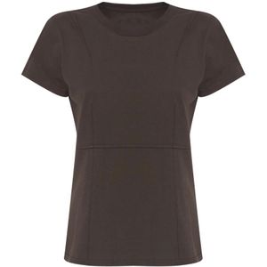 MM6 Maison Margiela, Dames, Tops, Bruin, Maat: S Katoen,