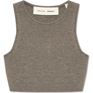Fear Of God, Dames, Tops, Grijs, Maat: L