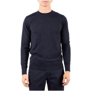 Hindustrie, Heren, Truien, Blauw, Maat: 2XL