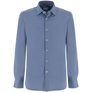 Xacus, Heren, Overhemden, Blauw, Maat: 5XL