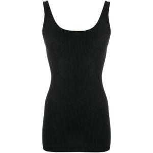 Vince, Dames, Tops, Zwart, Maat: L Katoen,