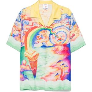 Casablanca, Heren, Overhemden, Veelkleurig, Maat: S