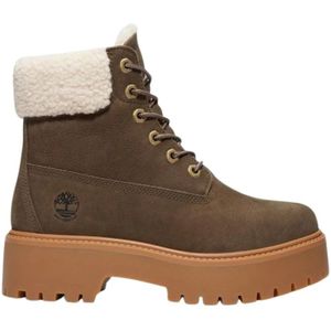 Timberland, Dames, Schoenen, Bruin, Maat: 37 1/2 EU Leer,
