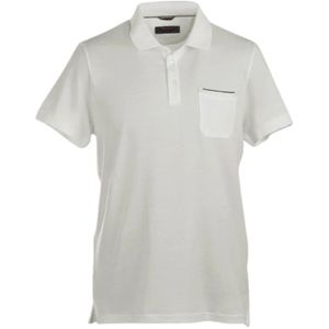 Moorer, Heren, Tops, Wit, Maat: XL Katoen,