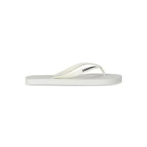 Dsquared2 Flip Flops , White , Heren , Maat: 42 EU