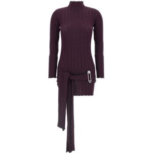 Giuseppe Di Morabito, Dames, Jurken, Paars, Maat: XS Wol,