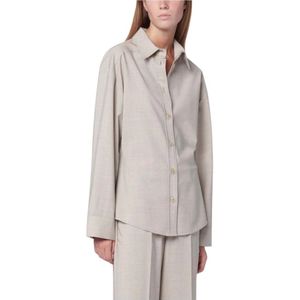 P.a.r.o.s.h., Dames, Blouses & Shirts, Grijs, Maat: M