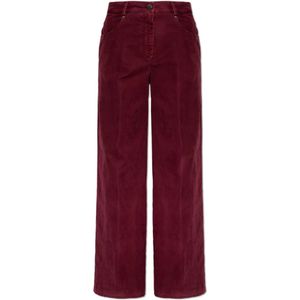 Forte Forte, Dames, Broeken, Rood, Maat: XS Katoen,