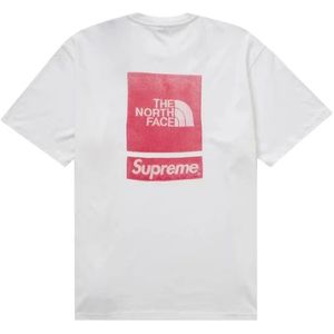 Supreme, Heren, Tops, Wit, Maat: XL Katoen,