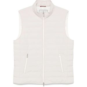 Brunello Cucinelli, Heren, Jassen, Wit, Maat: XL Nylon,