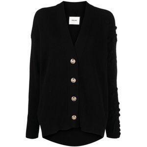 Max & Moi, Dames, Truien, Zwart, Maat: XS Kasjmier,