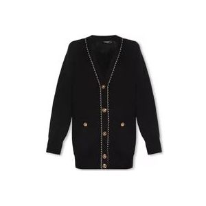 Versace Ruimvallende cardigan , Black , Dames , Maat: S