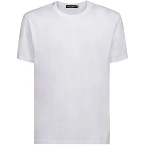 Dolce & Gabbana, Heren, Tops, Wit, Maat: 3XL Katoen,