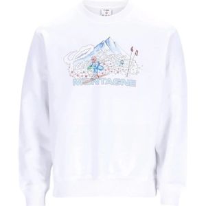 Casablanca, Dames, Sweatshirts & Hoodies, Wit, Maat: S