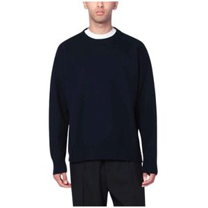 Jil Sander, Heren, Truien, Zwart, Maat: M Wol,