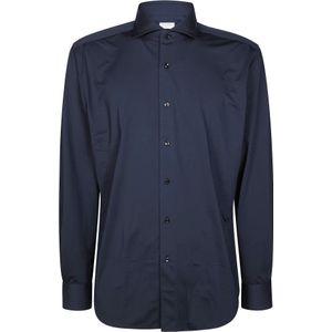 Xacus, Heren, Overhemden, Blauw, Maat: M