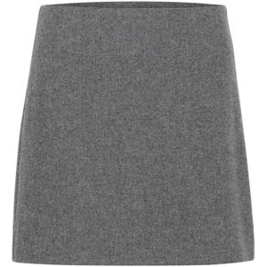 Part Two, Dames, Rokken, Grijs, Maat: M Flanel,