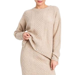 Actitude, Dames, Truien, Beige, Maat: S