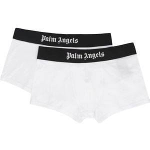 Palm Angels, Heren, Ondergoed, Wit, Maat: S Katoen,