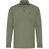 Meyer - Bryson Polo Shirt - Groen - Heren - Longsleeves