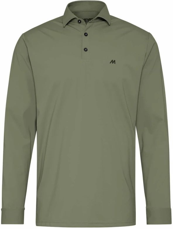 Meyer - Bryson Polo Shirt - Groen - Heren - Longsleeves