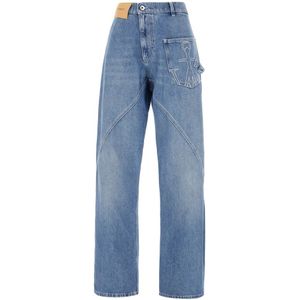 JW Anderson, Dames, Jeans, Blauw, Maat: W26 Denim,