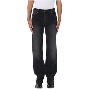 Just Cavalli, Heren, Jeans, Zwart, Maat: W38