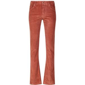 Jacob Cohën, Heren, Broeken, Rood, Maat: W32 Corduroy,