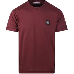 Stone Island, Heren, Tops, Rood, Maat: M