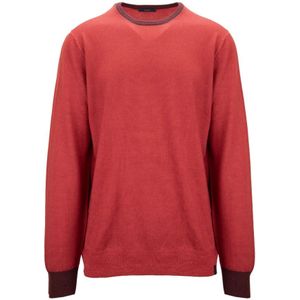 Fay, Heren, Truien, Rood, Maat: 2XL Wol,