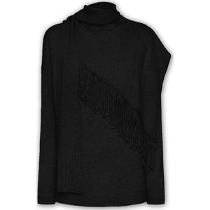 Elena Mirò, Dames, Truien, Zwart, Maat: XS Wol,