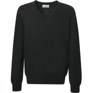 Laneus, Heren, Truien, Zwart, Maat: M Wol,