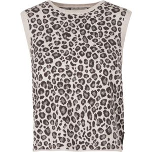 Alessia Santi, Dames, Truien, Beige, Maat: S Katoen,