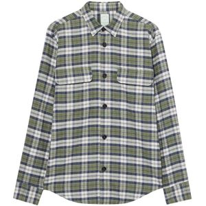 Brooks Brothers, Heren, Overhemden, Groen, Maat: S Katoen,