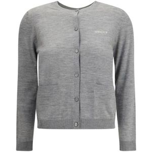 Gucci, Dames, Truien, Grijs, Maat: M Kasjmier,