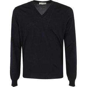 Filippo De Laurentiis, Heren, Truien, Zwart, Maat: 2XL Wol,