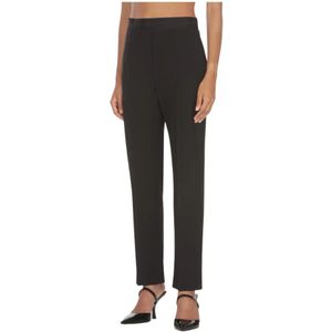Msgm, Dames, Broeken, Zwart, Maat: XS