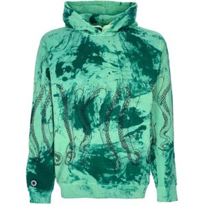 Octopus, Heren, Sweatshirts & Hoodies, Groen, Maat: L Katoen,