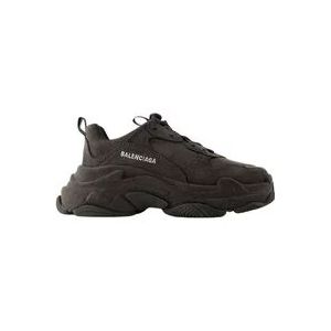 Balenciaga Stijlvolle Triple S Sneakers voor Heren , Black , Heren , Maat: 36 EU