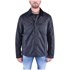 Barbour, Heren, Jassen, Blauw, Maat: XL Katoen,