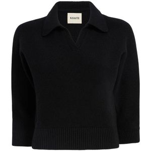 Khaite, Dames, Truien, Zwart, Maat: S