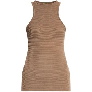 Gauge81, Dames, Tops, Bruin, Maat: XS Wol,