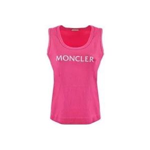 Moncler Stijlvolle Canotte Top , Pink , Dames , Maat: L