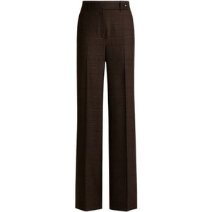 Kiton, Dames, Broeken, Bruin, Maat: L Kasjmier,