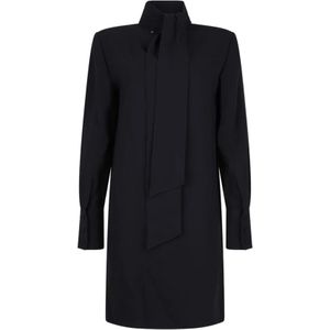 Golden Goose, Dames, Jurken, Blauw, Maat: 2XS Wol,