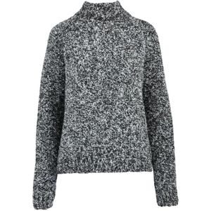 Alberta Ferretti, Dames, Truien, Grijs, Maat: XS Wol,